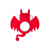 Красное эрекционное кольцо на пенис JOS COCKY DEVIL - JOS - в Тюмени купить с доставкой