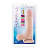 Телесный фаллоимитатор Mister Perfect - 21,6 см. - Blush Novelties