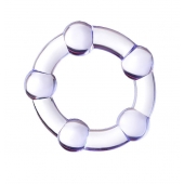 Фиолетовое эрекционное кольцо A-Toys - A-toys - в Тюмени купить с доставкой