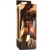 Коричневый мастубратор-вагина Nicole s Kitty - Blush Novelties - в Тюмени купить с доставкой