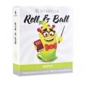 Стимулирующий презерватив-насадка Roll   Ball Apple - Sitabella - купить с доставкой в Тюмени