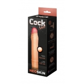 Телесная насадка-удлинитель из неоскин - 19,5 см. - LOVETOY (А-Полимер) - в Тюмени купить с доставкой