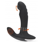 Черный вибромассажер простаты с функцией римминга Plug with Perineum Stimulator - 16,6 см. - Orion - в Тюмени купить с доставкой