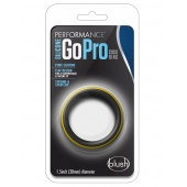 Черно-желтое силиконовое эрекционное кольцо Silicone Go Pro Cock Ring - Blush Novelties - в Тюмени купить с доставкой