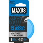 Классические презервативы в железном кейсе MAXUS Classic - 3 шт. - Maxus - купить с доставкой в Тюмени