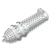 Закрытая прозрачная насадка Crystal sleeve - 14,2 см. - Erowoman-Eroman - в Тюмени купить с доставкой