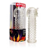 Закрытая прозрачная насадка на пенис Crystal Sleeve Faraon - 13,5 см. - Erowoman-Eroman - в Тюмени купить с доставкой