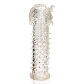 Закрытая прозрачная насадка на пенис Crystal Sleeve Faraon - 13,5 см. - Erowoman-Eroman - в Тюмени купить с доставкой