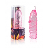 Закрытая рельефная насадка Crystal sleeve snakes в виде змеи с усиками - 14 см. - Erowoman-Eroman - в Тюмени купить с доставкой