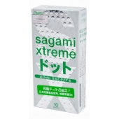 Презервативы Sagami Xtreme Type-E с точками - 10 шт. - Sagami - купить с доставкой в Тюмени