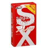 Утолщенные презервативы Sagami Xtreme Feel Long с точками - 10 шт. - Sagami - купить с доставкой в Тюмени