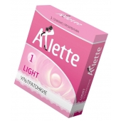 Ультратонкие презервативы Arlette Light - 3 шт. - Arlette - купить с доставкой в Тюмени