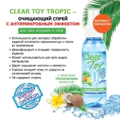 Очищающий спрей для игрушек CLEAR TOY Tropic - 100 мл. - Биоритм - купить с доставкой в Тюмени