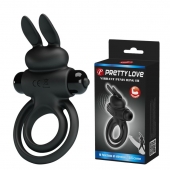 Черное эрекционное кольцо с вибростимуляцией клитора Vibrant Penis Ring III - Baile - в Тюмени купить с доставкой