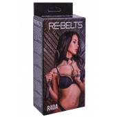 Черный поводок и чокер с кольцом Rada - Rebelts - купить с доставкой в Тюмени