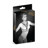 Черная упряжь на грудь Laura - Bijoux Pour Toi - купить с доставкой в Тюмени