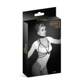Черная упряжь на грудь Julia - Bijoux Pour Toi - купить с доставкой в Тюмени