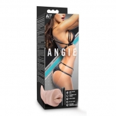 Телесный мастурбатор-ротик Angie - Blush Novelties - в Тюмени купить с доставкой