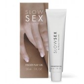 Гель для мастурбации с ароматом кокоса Slow Sex Finger Play Gel - 30 мл. - Bijoux Indiscrets - купить с доставкой в Тюмени