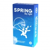 Ультратонкие презервативы SPRING SKY LIGHT - 12 шт. - SPRING - купить с доставкой в Тюмени