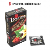 Ароматизированные презервативы DOMINO  Ароматный микс  - 6 шт. - Domino - купить с доставкой в Тюмени
