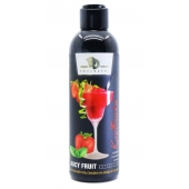 Интимный гель-смазка JUICY FRUIT с ароматом клубники - 200 мл. - БиоМед - купить с доставкой в Тюмени