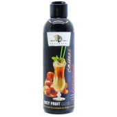 Интимный гель-смазка JUICY FRUIT с ароматом солёной карамели - 200 мл. - БиоМед - купить с доставкой в Тюмени