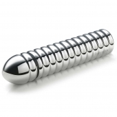 Рельефный фаллос для интенсивного электросекса Groovey George - 20 см. - MyStim - купить с доставкой в Тюмени