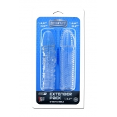 Комплект из 2 прозрачных насадок на пенис PENIS EXTENDER PACK - Dream Toys - в Тюмени купить с доставкой