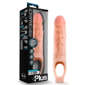 Телесный реалистичный фаллоудлинитель 9 Inch Silicone Cock Sheath Penis Extender - 22,86 см. - Blush Novelties - в Тюмени купить с доставкой