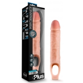 Телесный реалистичный фаллоудлинитель 10 Inch Silicone Cock Sheath Penis Extender - 25,4 см. - Blush Novelties - в Тюмени купить с доставкой