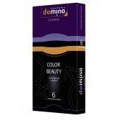 Разноцветные презервативы DOMINO Colour Beauty - 6 шт. - Domino - купить с доставкой в Тюмени