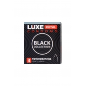 Черные презервативы LUXE Royal Black Collection - 3 шт. - Luxe - купить с доставкой в Тюмени