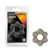 Дымчатое эрекционное кольцо Stay Hard Thick Bead Cock Ring - Blush Novelties - в Тюмени купить с доставкой