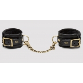 Черные наручники Bound to You Faux Leather Wrist Cuffs - Fifty Shades of Grey - купить с доставкой в Тюмени