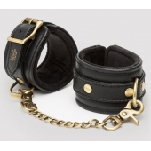 Черные наручники Bound to You Faux Leather Wrist Cuffs - Fifty Shades of Grey - купить с доставкой в Тюмени