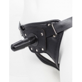 Черный пояс для насадок CLASS STRAP Restyling - LOVETOY (А-Полимер) - купить с доставкой в Тюмени