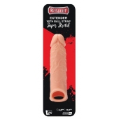 Телесная насадка EXTENDER WITH BALL STRAP 6.5 - 17 см. - Dream Toys - в Тюмени купить с доставкой