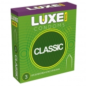 Гладкие презервативы LUXE Royal Classic - 3 шт. - Luxe - купить с доставкой в Тюмени