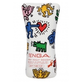 Мастурбатор-туба Keith Haring Soft Tube CUP - Tenga - в Тюмени купить с доставкой