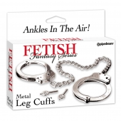 Металлические наручники Metal Leg Cuffs - Pipedream - купить с доставкой в Тюмени