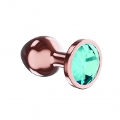 Пробка цвета розового золота с малиновым кристаллом Diamond Topaz Shine L - 8,3 см. - Lola Games - купить с доставкой в Тюмени