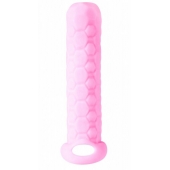 Розовый фаллоудлинитель Homme Long - 13,5 см. - Lola Games - в Тюмени купить с доставкой