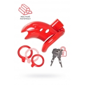 Красный мужской пояс верности из пластика - ToyFa - купить с доставкой в Тюмени