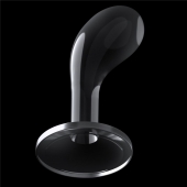 Прозрачный стимулятор простаты Flawless Clear Prostate Plug - 15 см. - Lovetoy - в Тюмени купить с доставкой