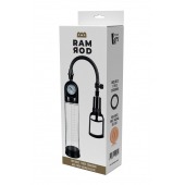 Прозрачная вакуумная помпа с манометром Deluxe Penis Pump - Dream Toys - в Тюмени купить с доставкой