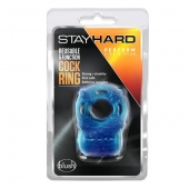 Голубое эрекционное виброкольцо Reusable 5 Function Cock Ring - Blush Novelties - в Тюмени купить с доставкой