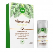 Возбуждающий гель с ароматом кокоса Vibration Coconut - 15 мл. - INTT - купить с доставкой в Тюмени