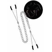 Регулируемые зажимы для сосков Sweet Caress Nipple Chain - Sweet Caress - купить с доставкой в Тюмени