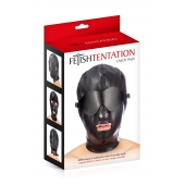 Маска-шлем с отверстием для рта и съемными шорами - Fetish Tentation - купить с доставкой в Тюмени